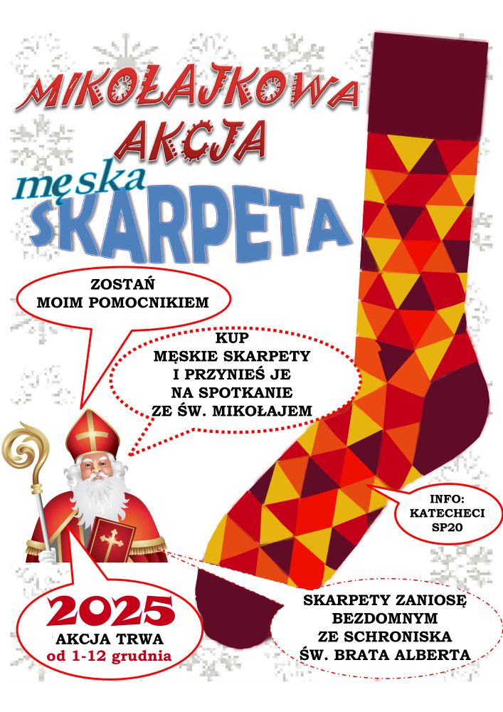 Mikolajowa akcja Meska skarpeta
