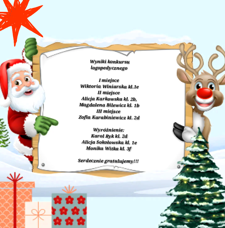 wyniki konkursu logopedycznego