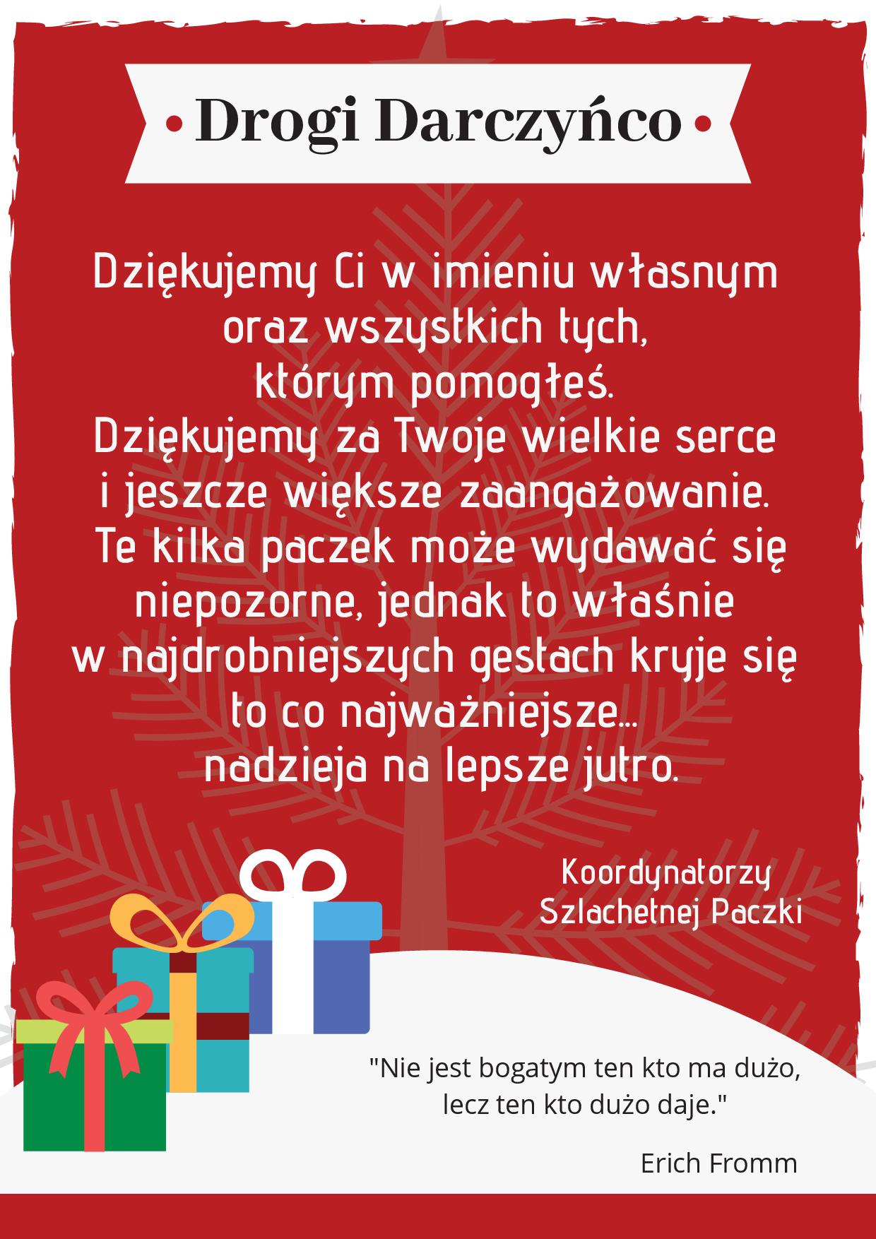 Podziekowanie