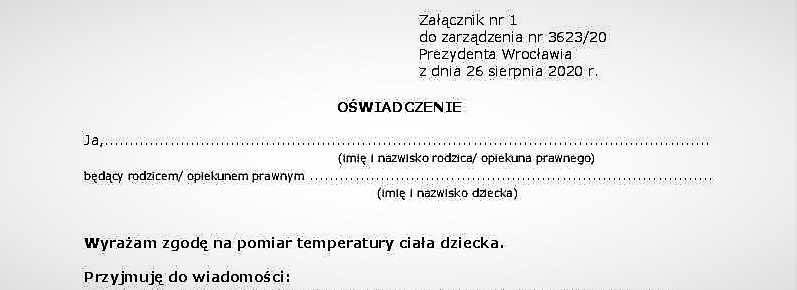 Załacznik 1   Oswiadczenie   zgoda na pomiar temperatury