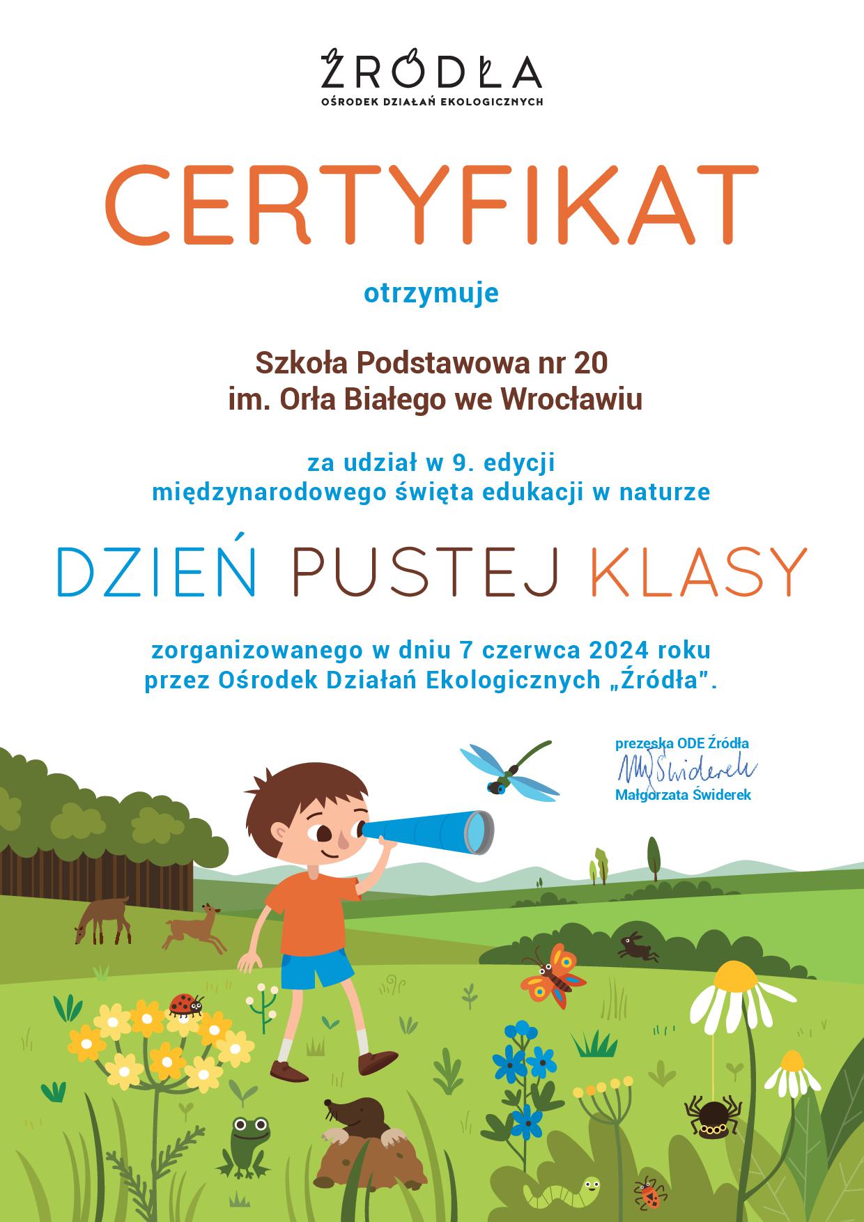 Dzien Pustej Klasy