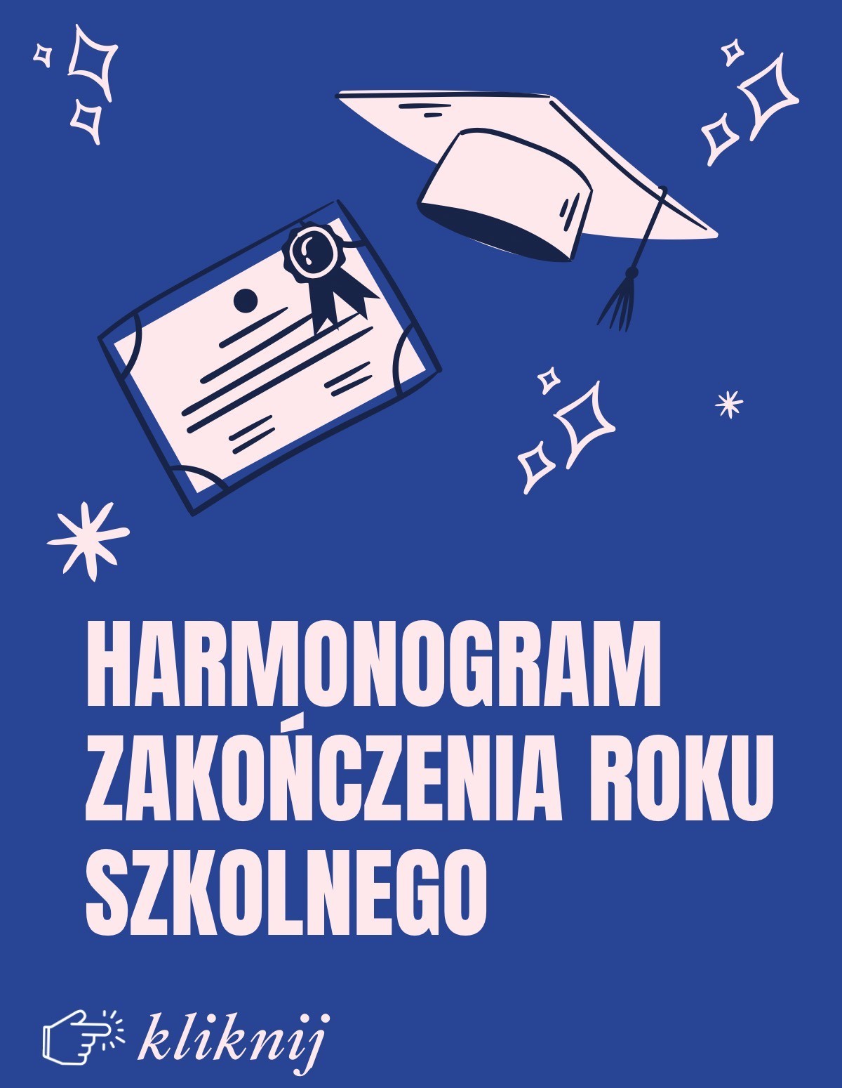 HARMONOGRAM Zakonczenia Roku