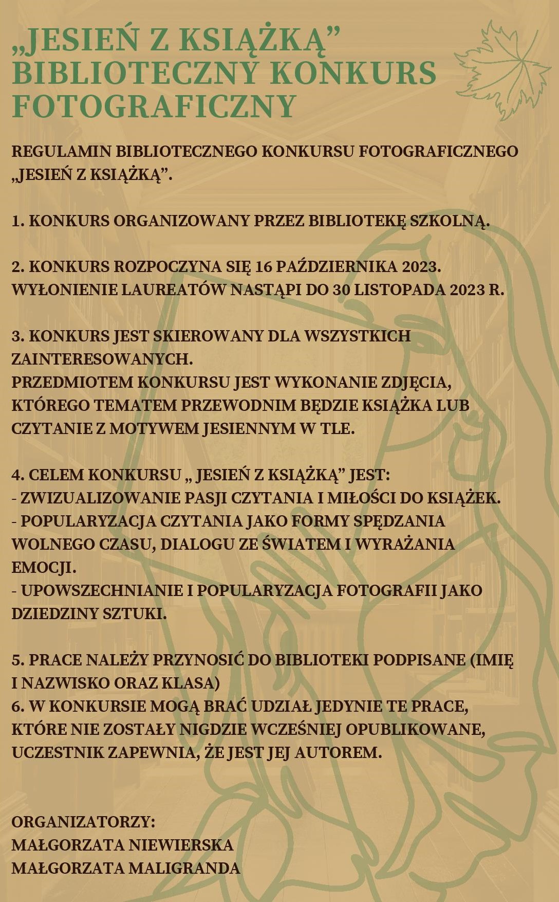 Jesien z ksiazka