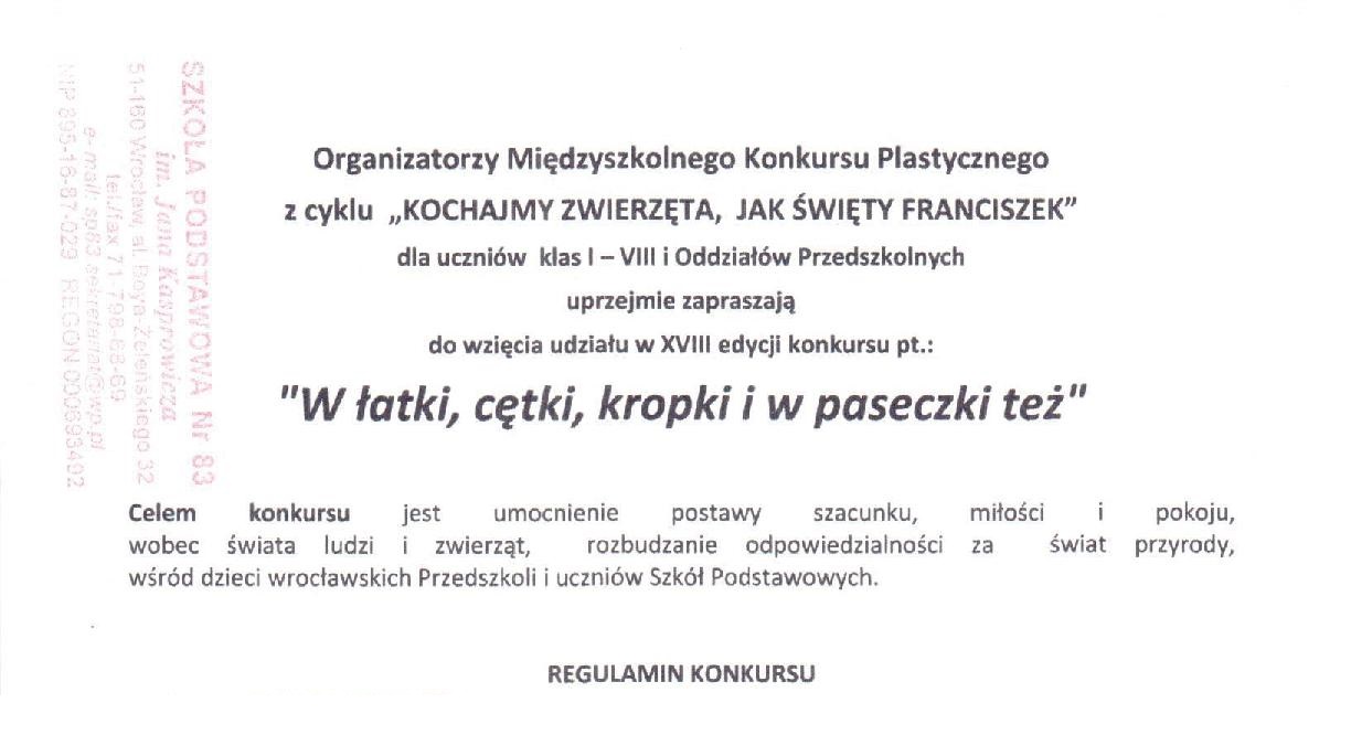 regulamin KZJSF 2023