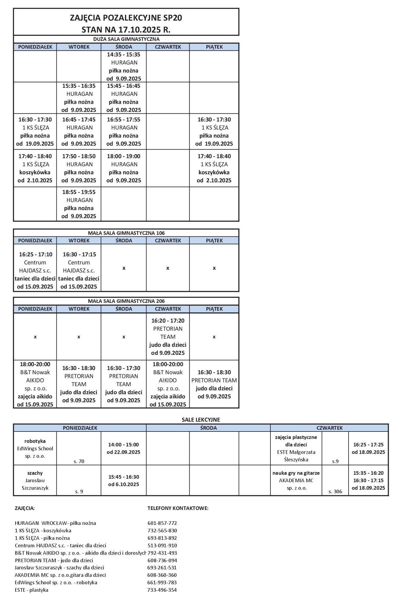 zajecia pozalekcyjne 2025.10.17