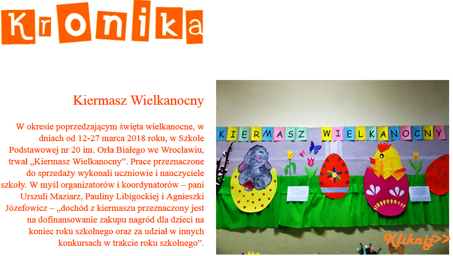 Kiermasz Wielkanocny