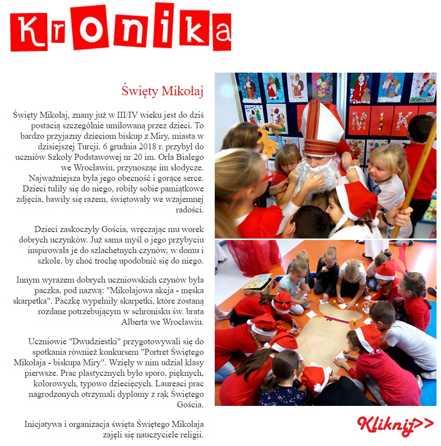 swiety Mikolaj 2018
