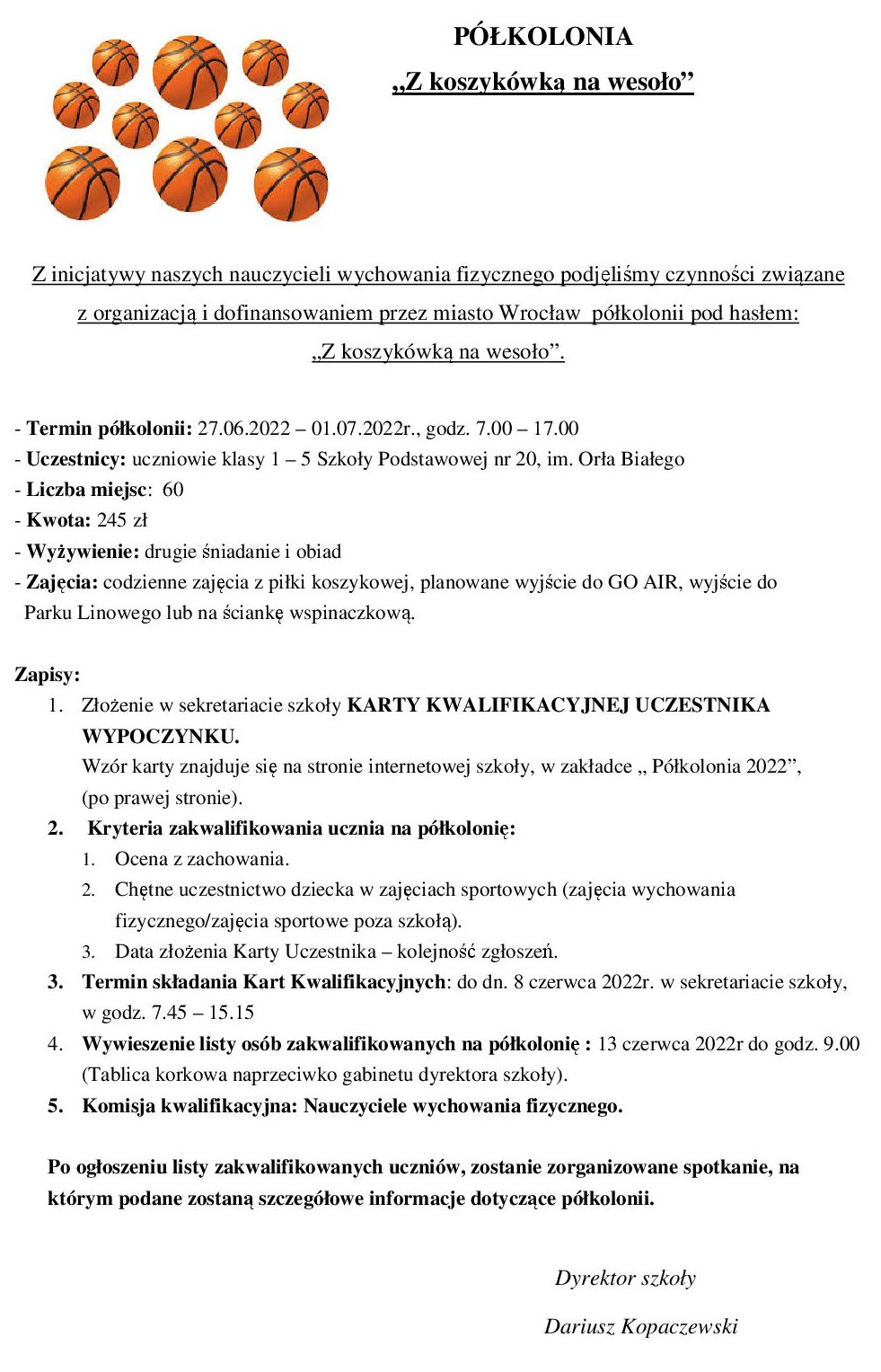 Komunikat dla rodzicow 