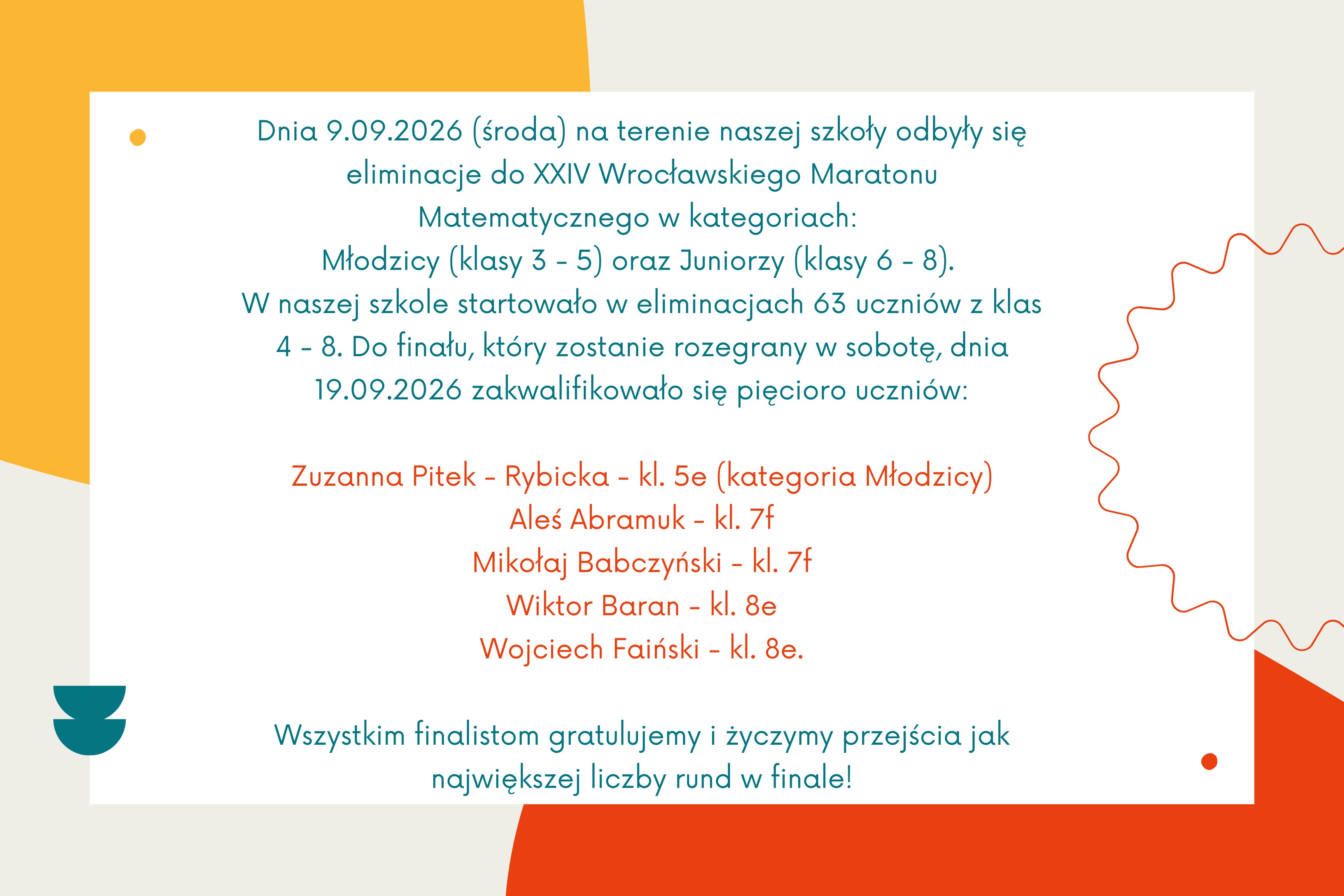 XXIV Wroclawski Maraton Matema