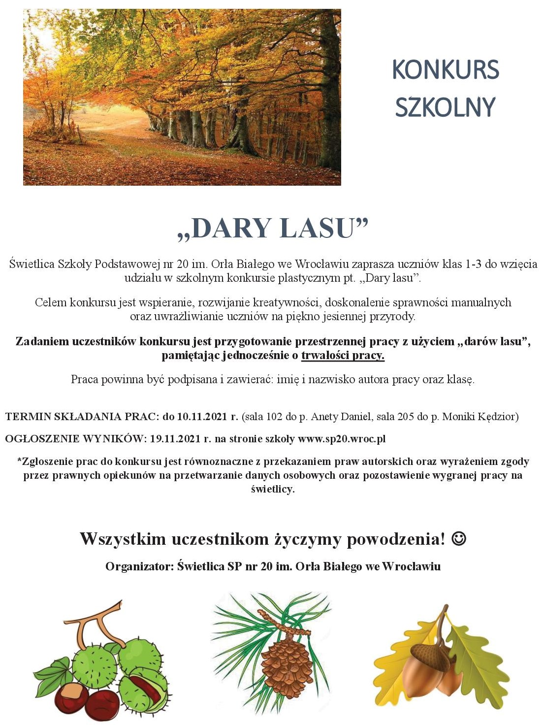 Dary lasu plakat