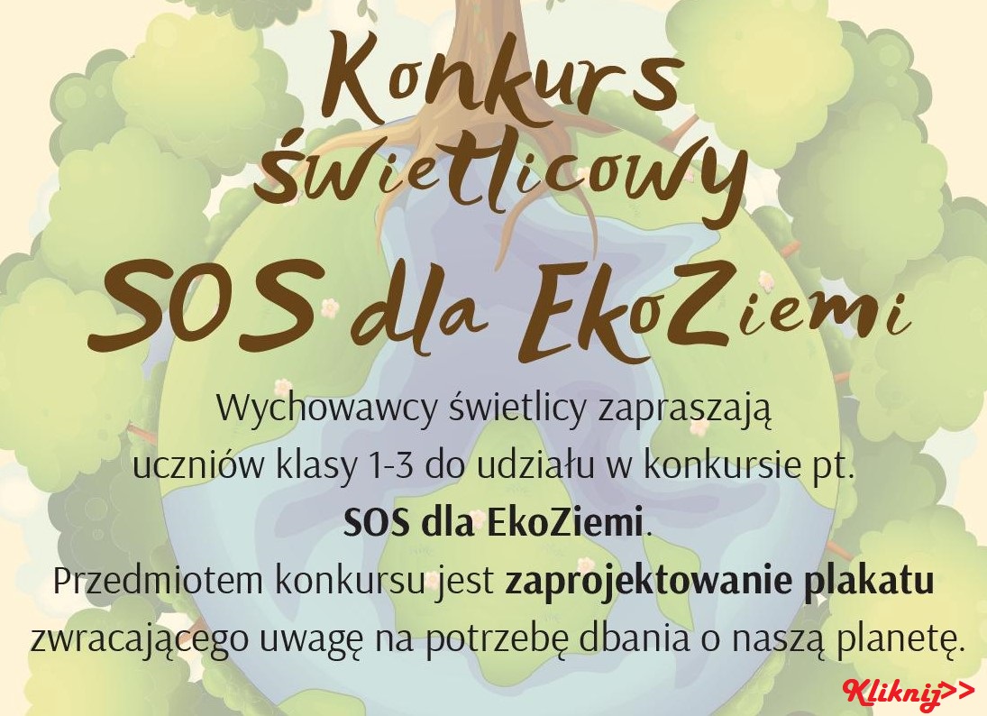 Konkurs SOS dla EkoZiemi!