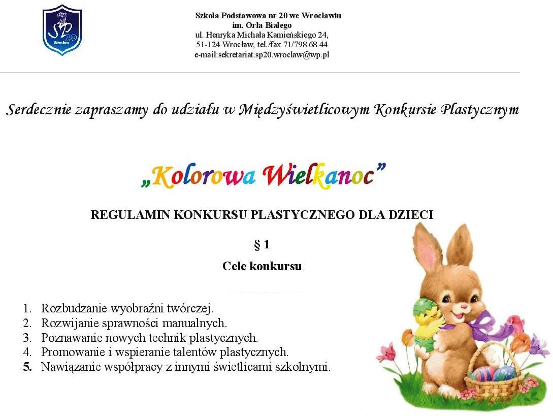 konkurs wielkanocny