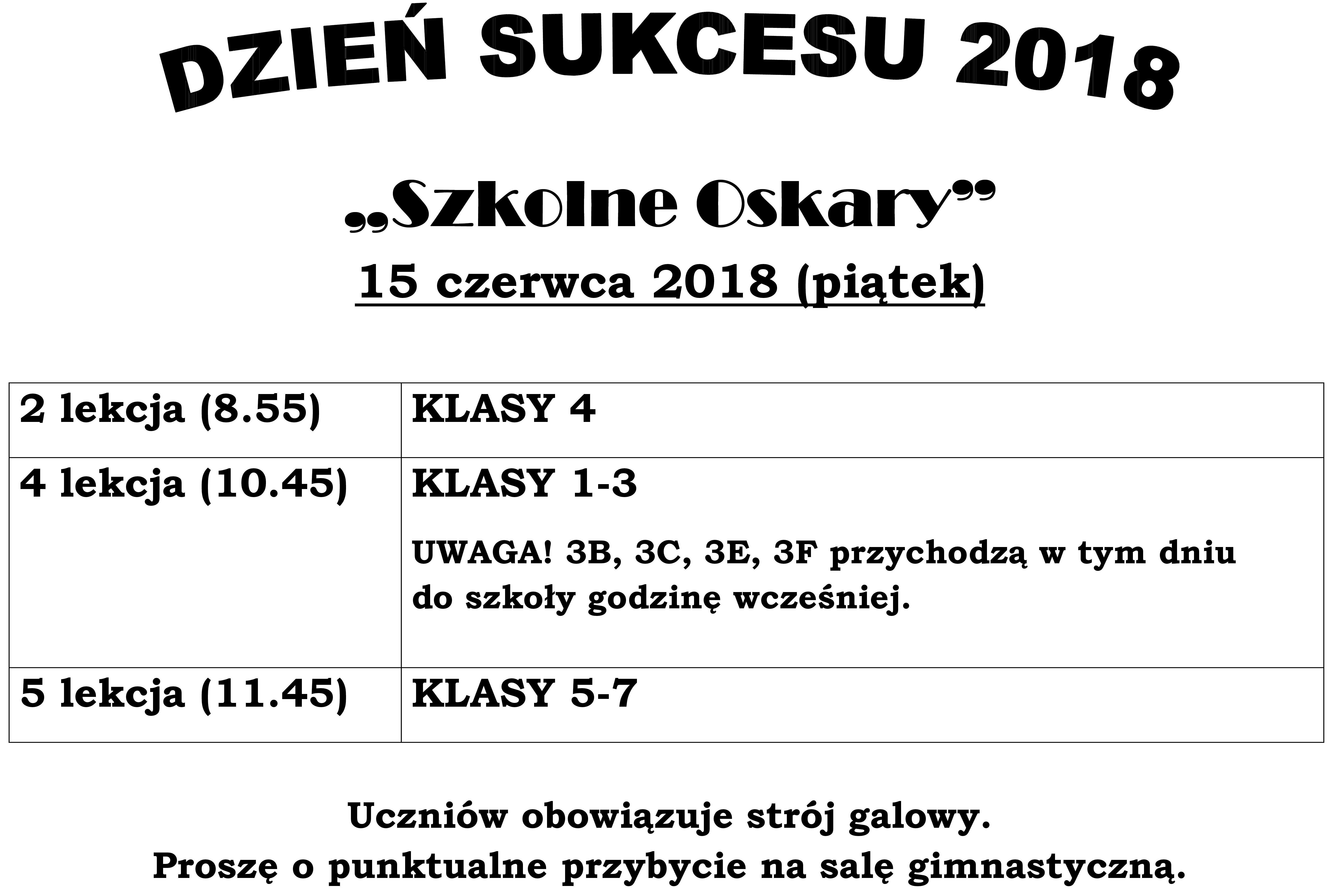 DZIEN SUKCESU 2018